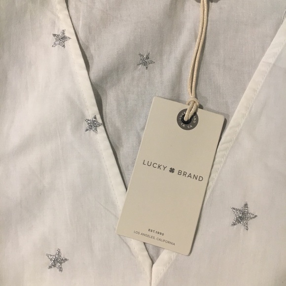 DONATED - Lucky Brand embroidered blouse - Picture 4 of 4